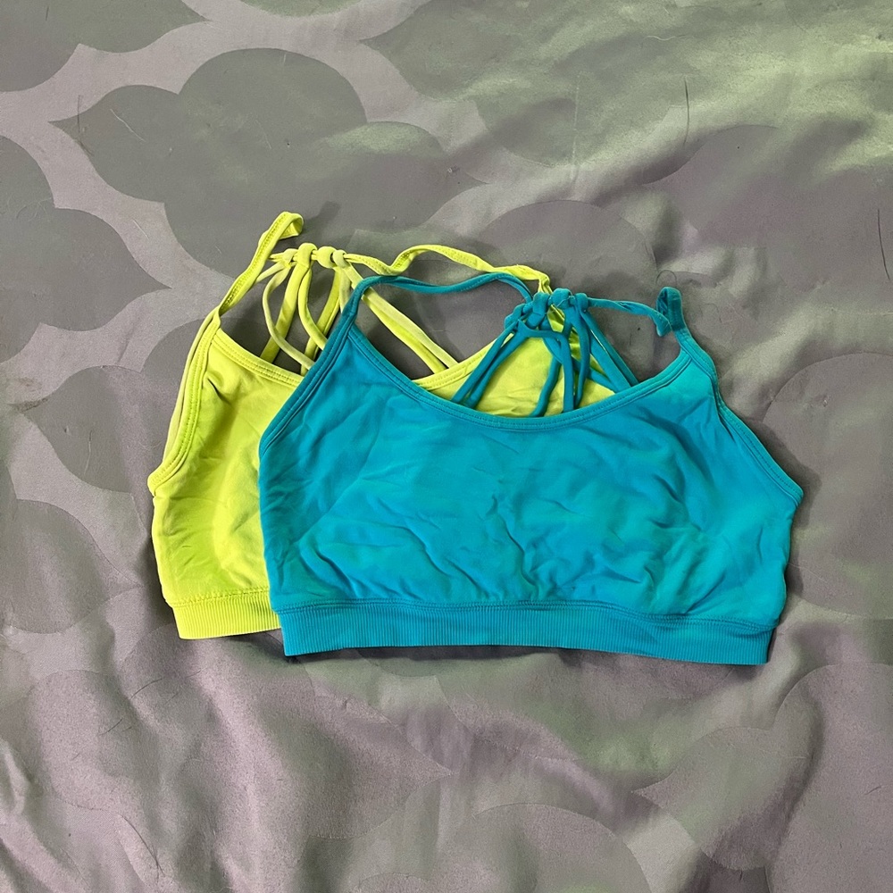 Bundle of 2 JustFab Strappy Crossback Sports Bras